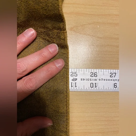 Y2K Wilsons Leather Distressed Leather Jacket Vintage Tan Large - Picture 8 of 8